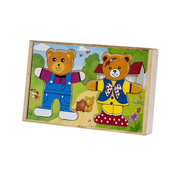 Деревянная игрушка – Два медведя  